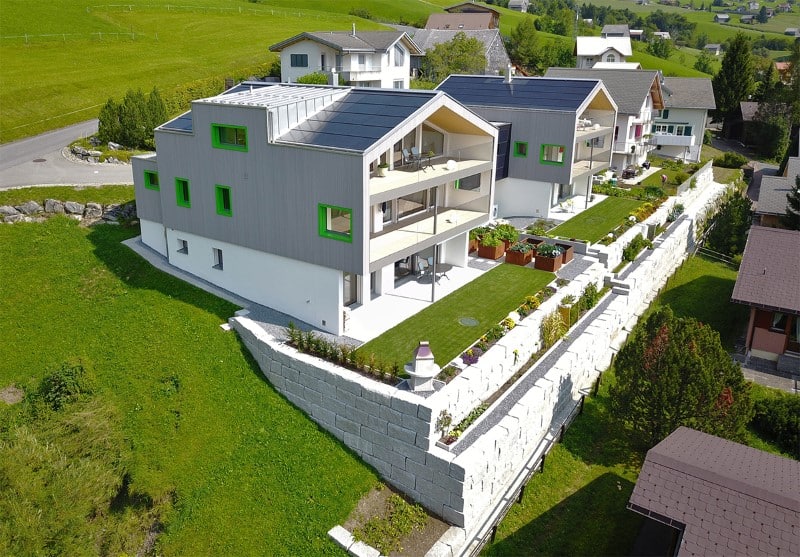 Holzelementbau und Holzfassade