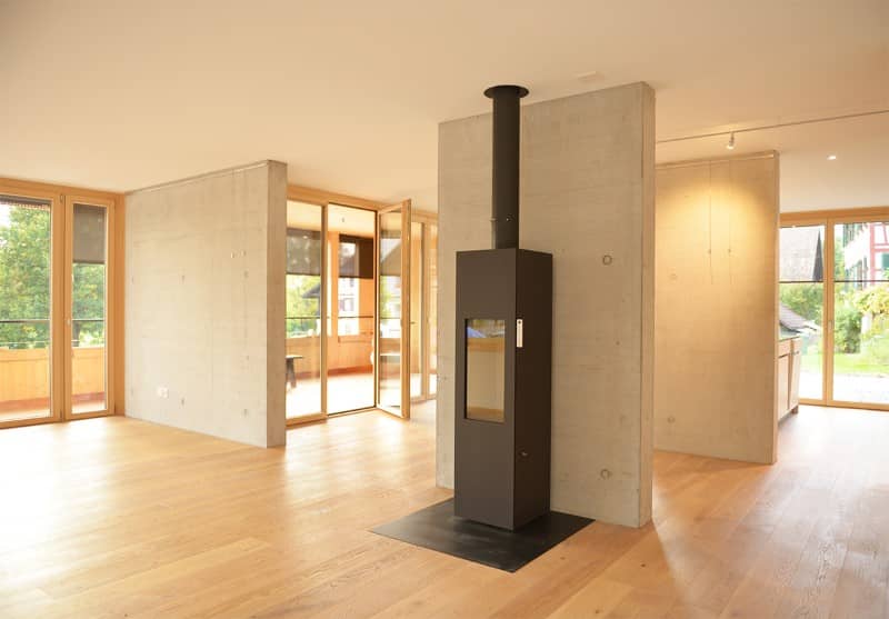 Holzelementbau-Hybridbauweise und Holzfassade